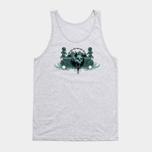 Awesome skull with wings Tank Top